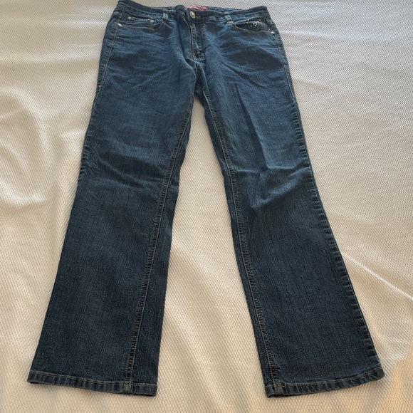 COS Dark Blue Wide Leg Jeans - Picture 1 of 4